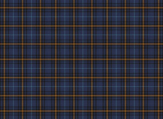 Blue Tartan - Roycycled Decoupage Paper