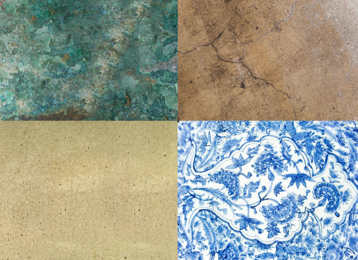 Crockery Textures- Roycycled Decoupage Paper