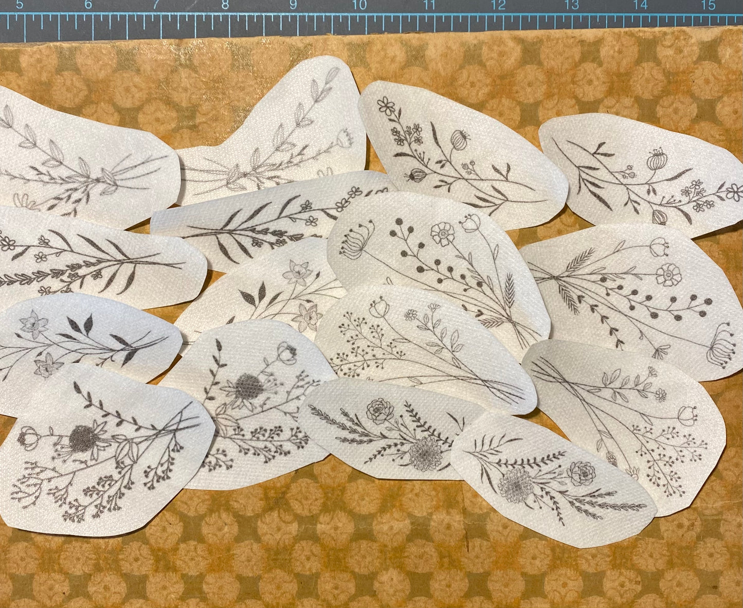 Stick and Stitch Embroidery Pack - Floral Pairs