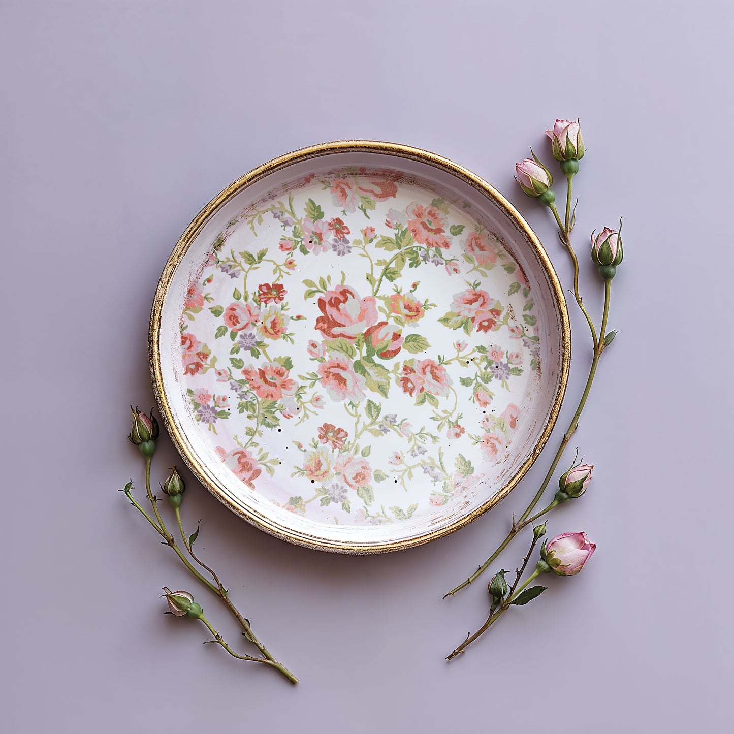 Ditsy Blooms IOD Paint Inlay 12x16 - Limited Edition