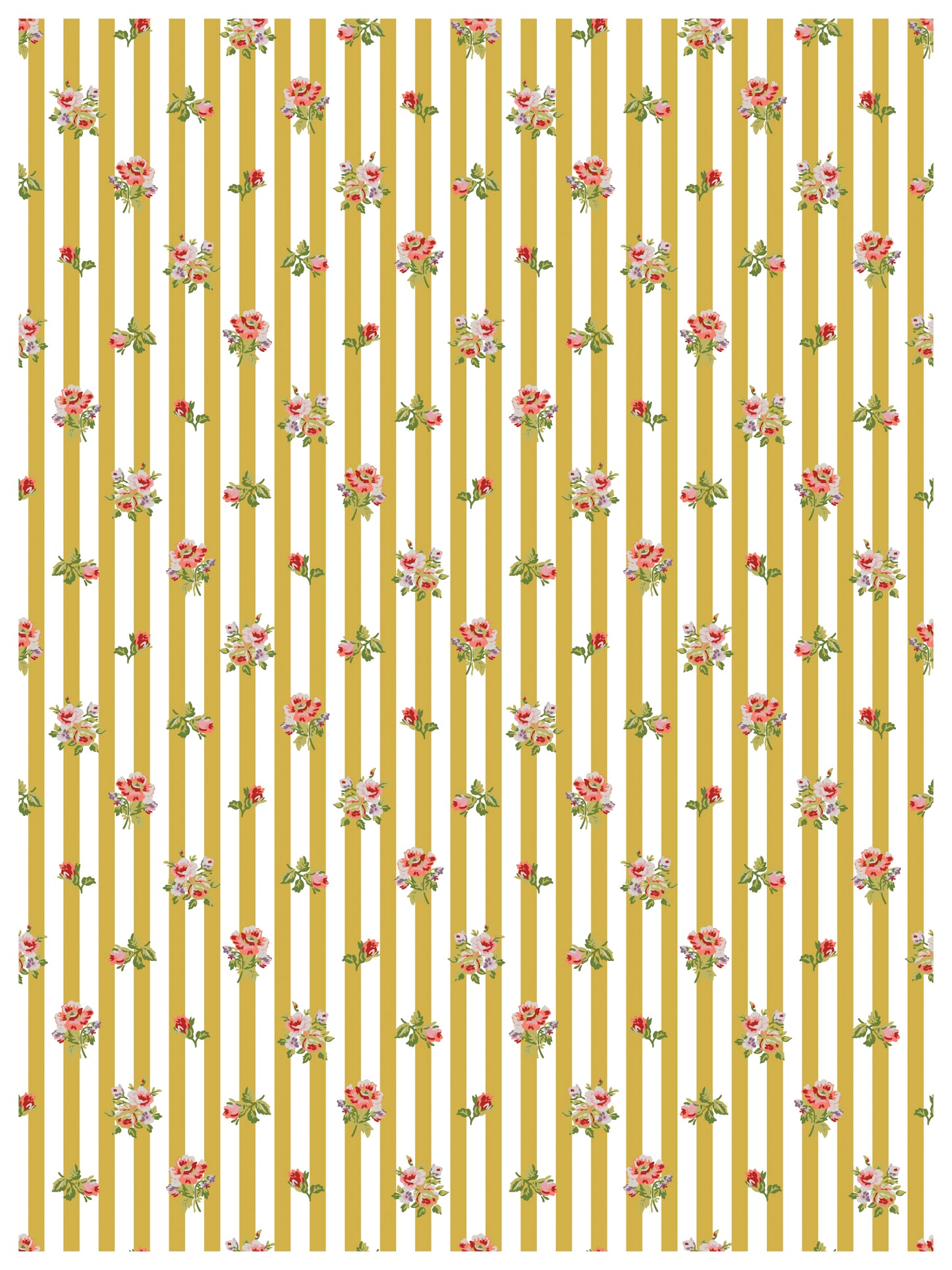 Ditsy Blooms IOD Paint Inlay 12x16 - Limited Edition