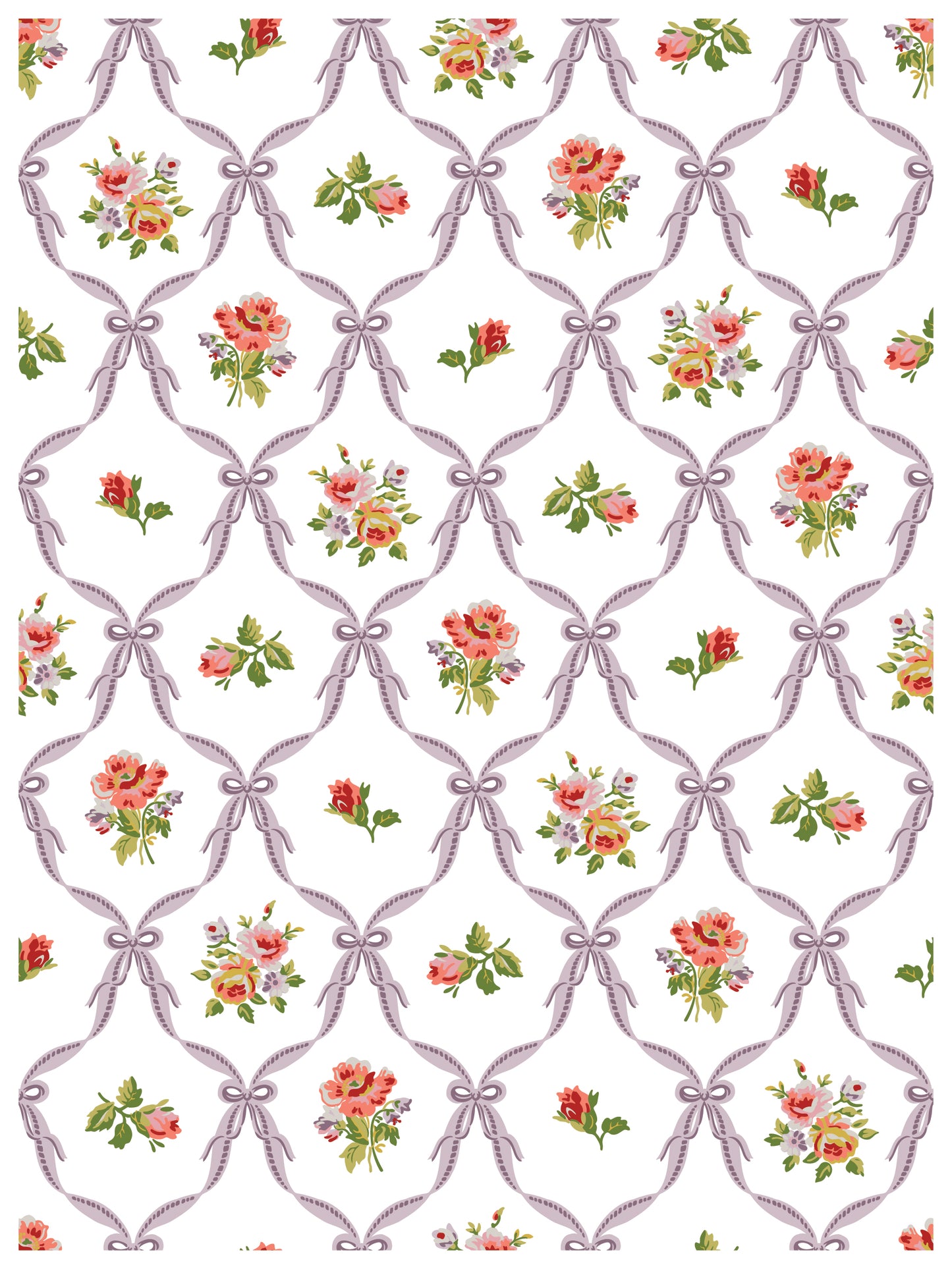 Ditsy Blooms IOD Paint Inlay 12x16 - Limited Edition