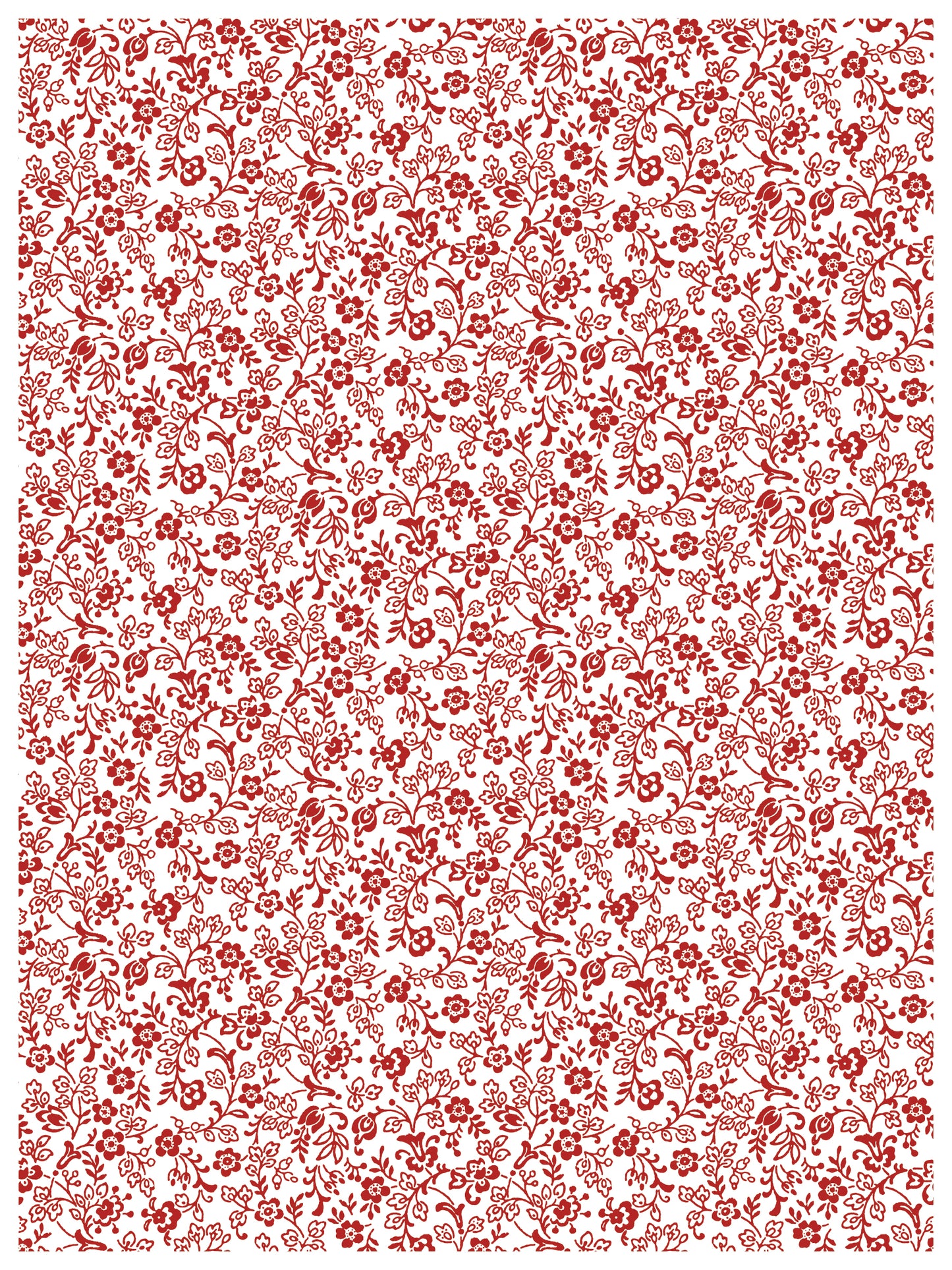Ditsy Blooms IOD Paint Inlay 12x16 - Limited Edition
