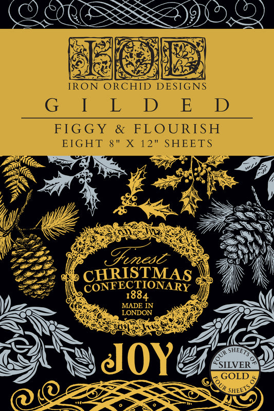 Figgy & Flourish - IOD Foil Transfer 8x12 - 2025 Holiday