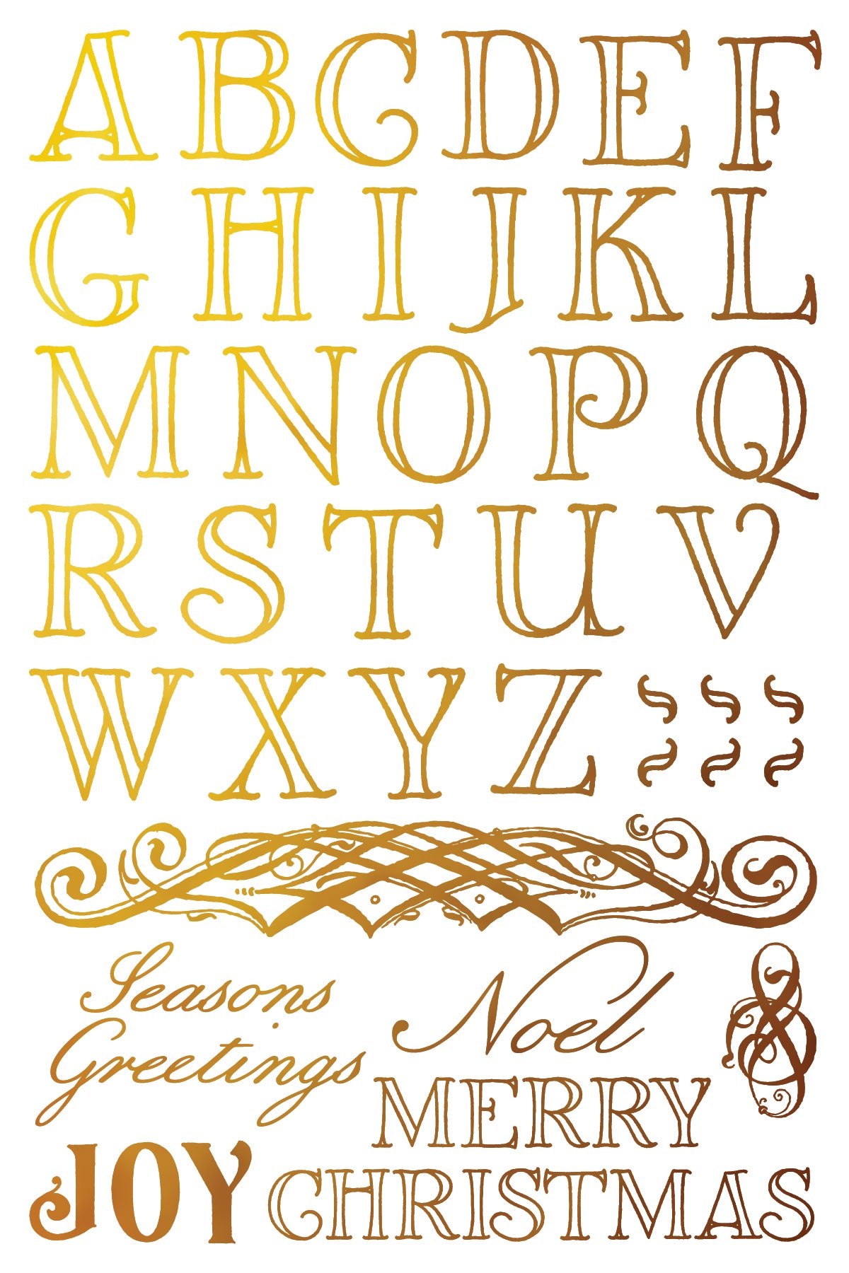 Figgy & Flourish - IOD Foil Transfer 8x12 - 2025 Holiday