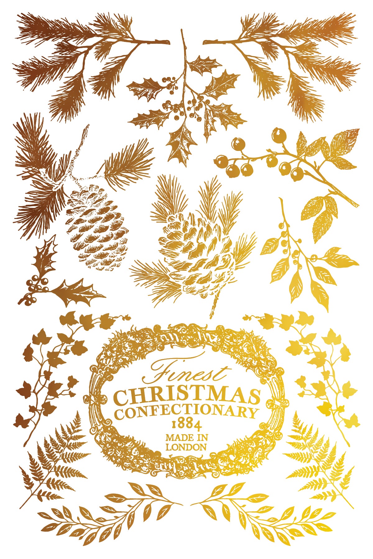 Figgy & Flourish - IOD Foil Transfer 8x12 - 2025 Holiday