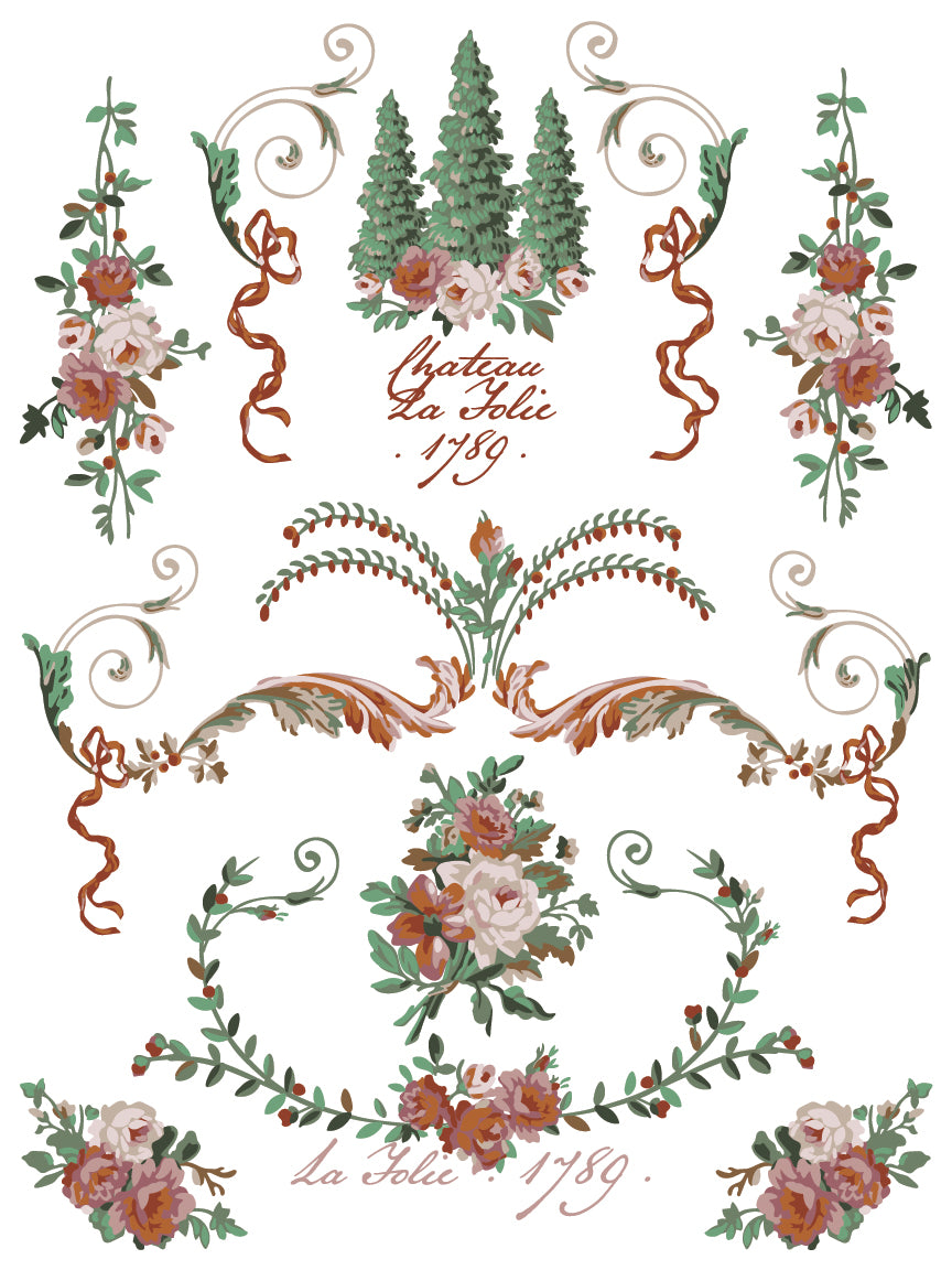 La Folie - IOD Paint Inlay 12x16 - 2025 Holiday