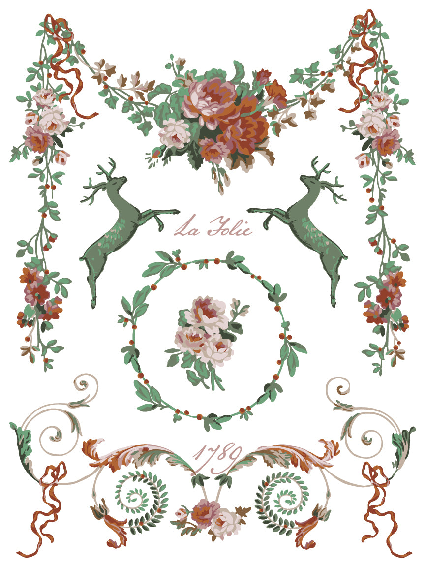 La Folie - IOD Paint Inlay 12x16 - 2025 Holiday