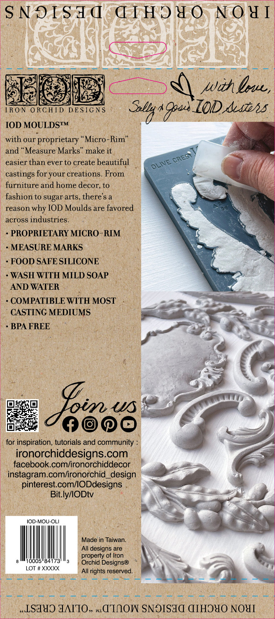 Olive Crest - IOD Mould