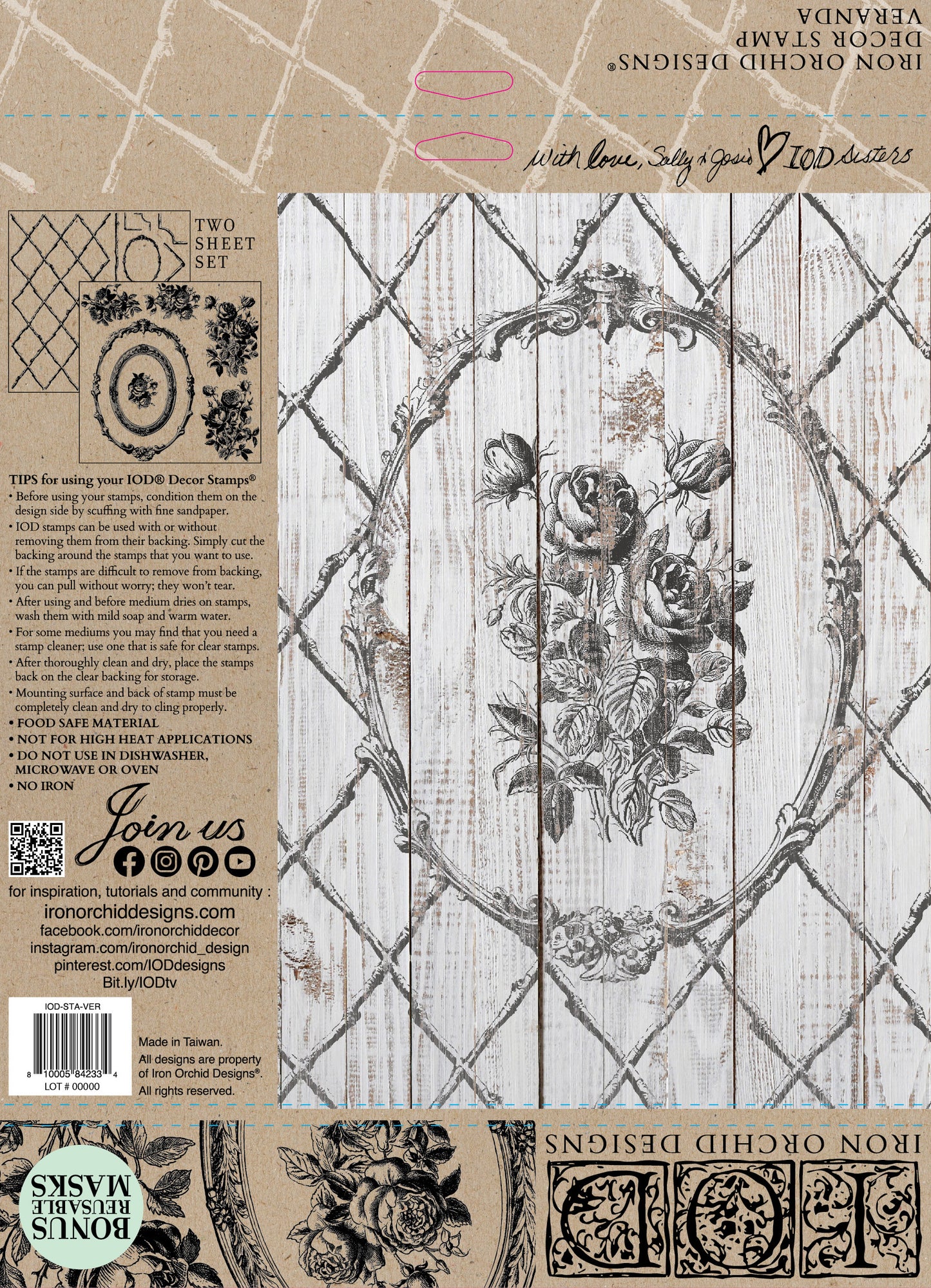 Veranda - IOD Decor Stamp
