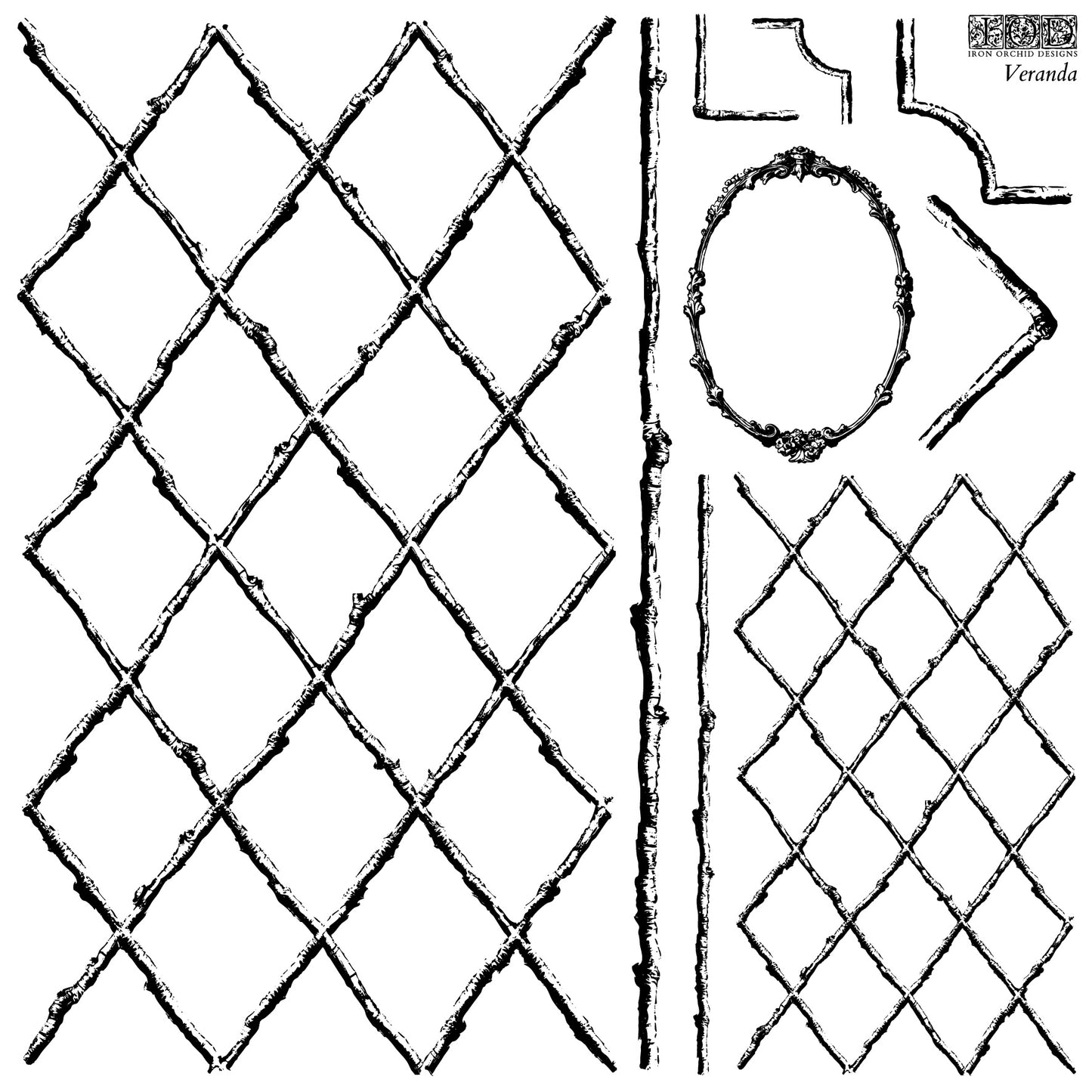 Veranda - IOD Decor Stamp