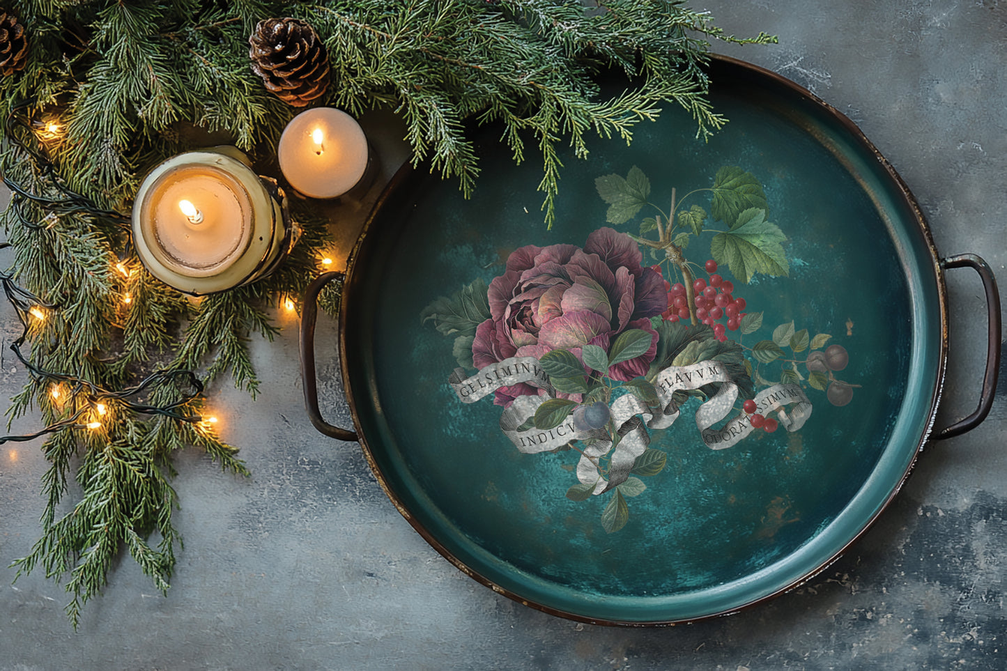 Clementine - IOD Decor Transfer 8x12- 2025 Holiday