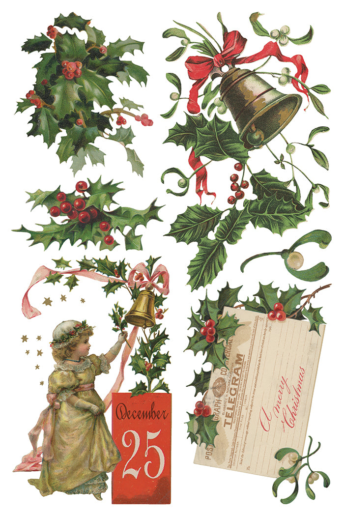 Christmas Joy - IOD Decor Transfer 8x12- 2025 Holiday