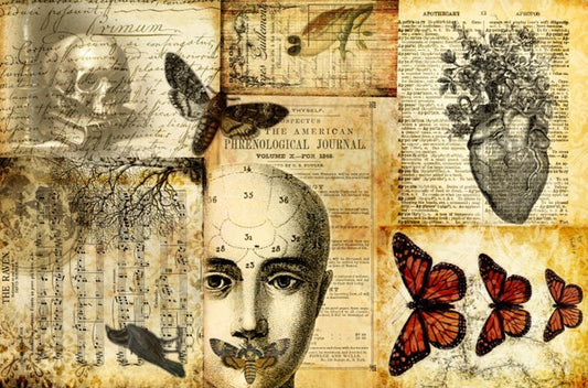 Halloween Masterboard #1 - Roycycled Decoupage Paper