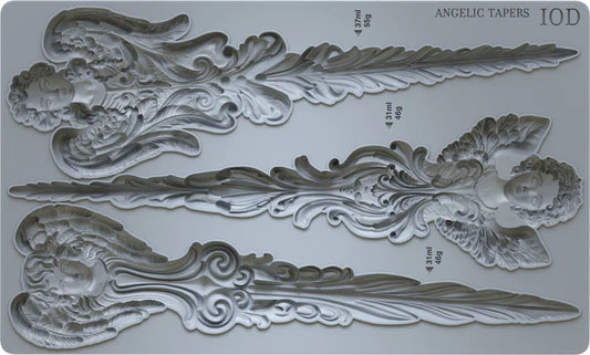 Angelic Tapers - IOD Decor Mould - Limited Edition Holiday 2024