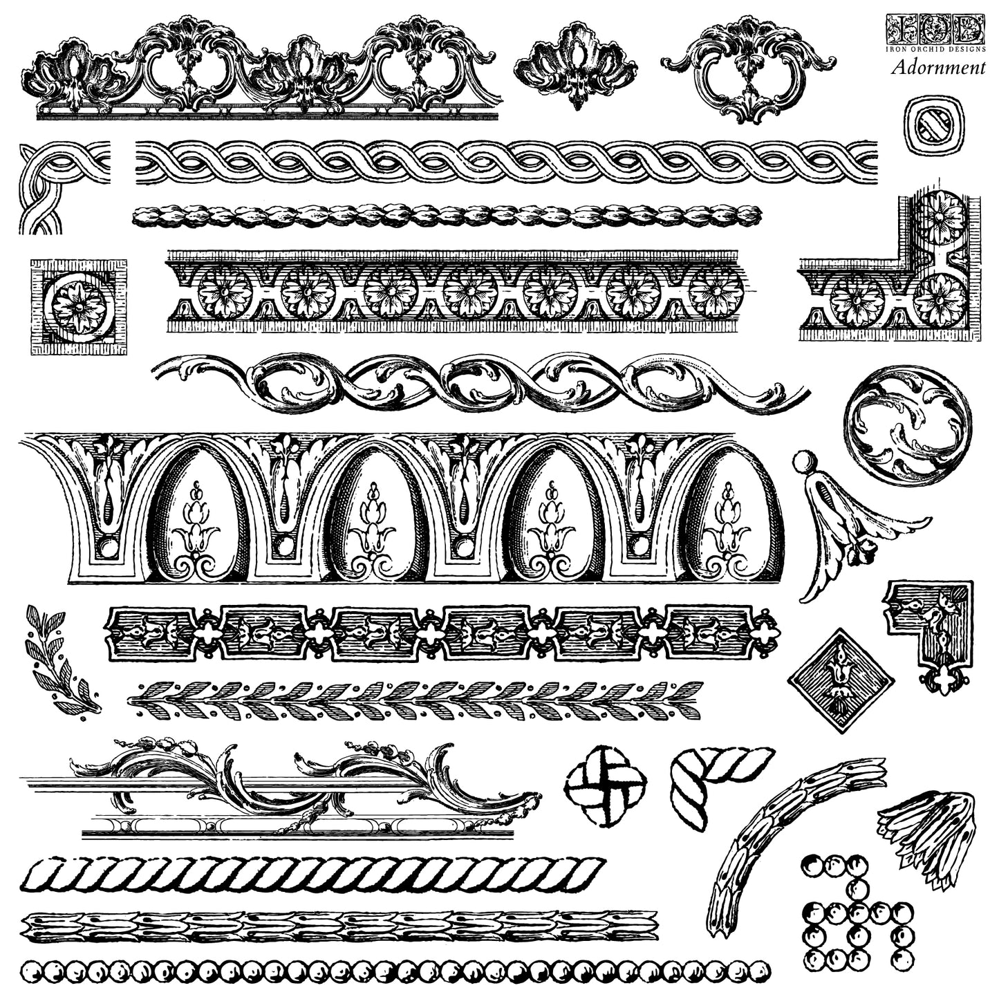 Adornment - IOD Decor Stamp