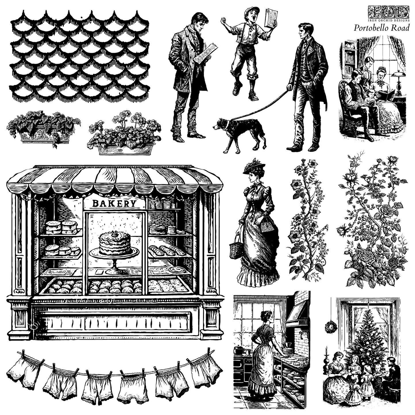 Portobello Road - IOD Decor Stamp - Winter 2023 Limited Edition