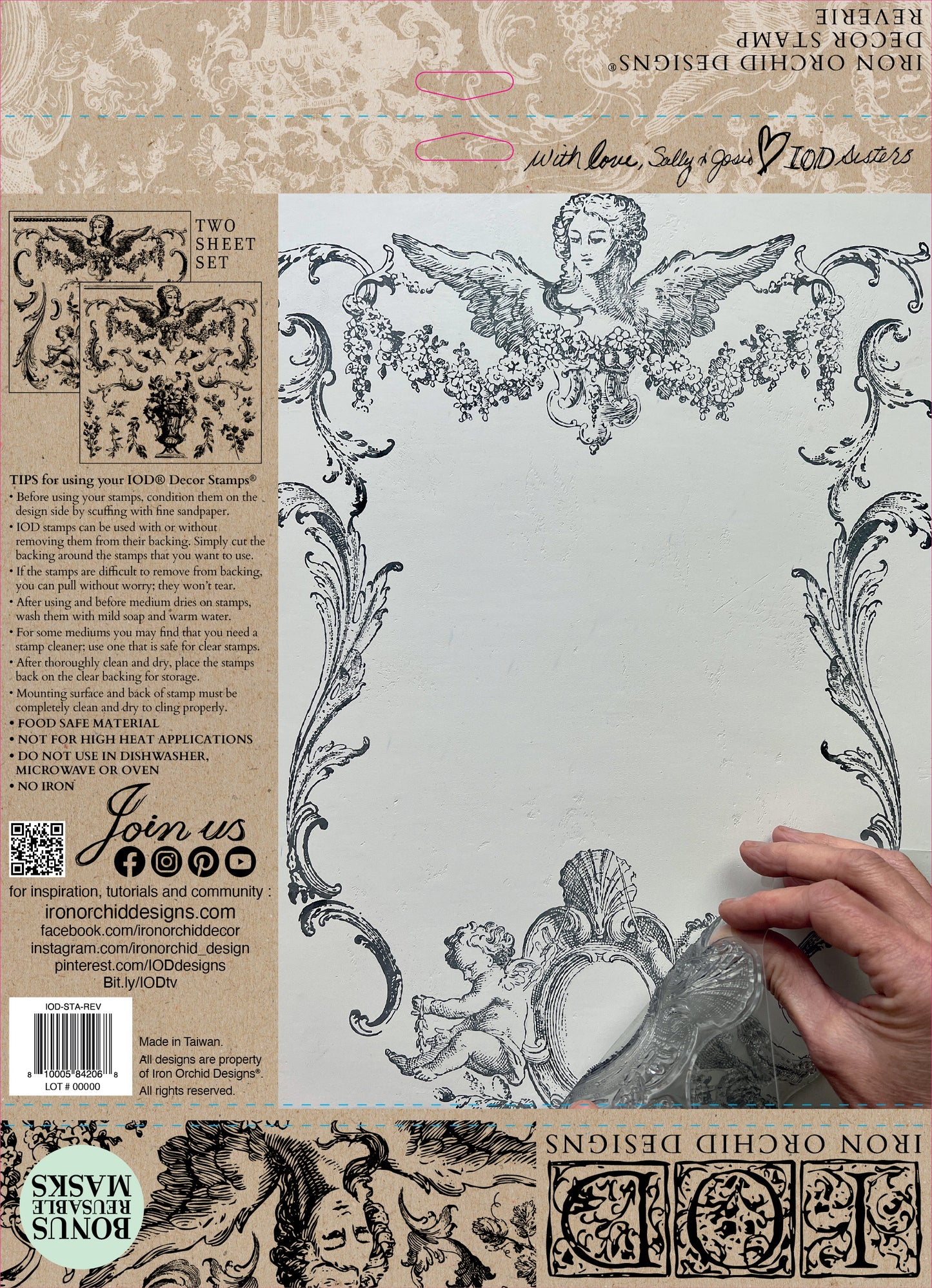 Reverie - IOD Decor Stamp - Retired Feb 2025