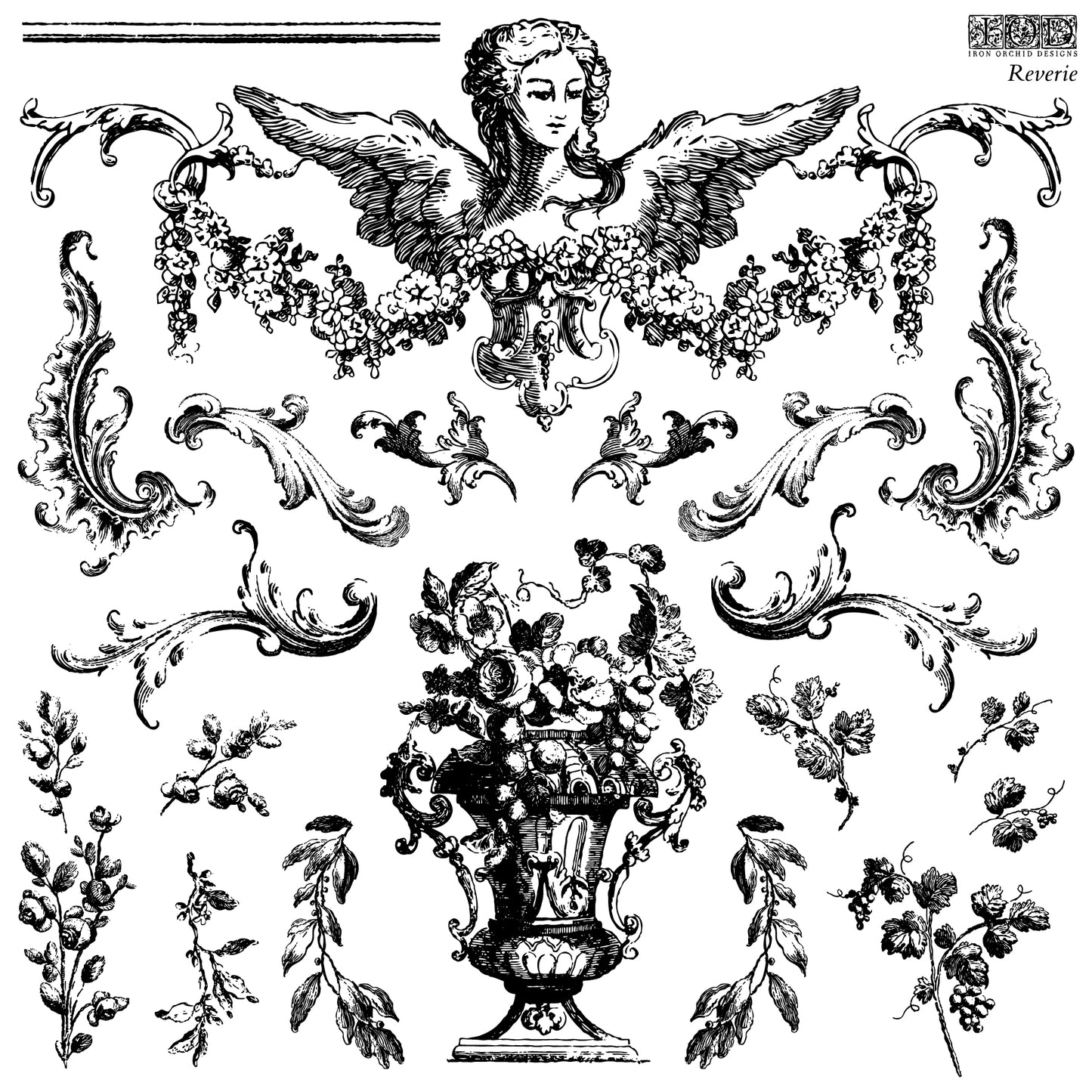 Reverie - IOD Decor Stamp - Retired Feb 2025