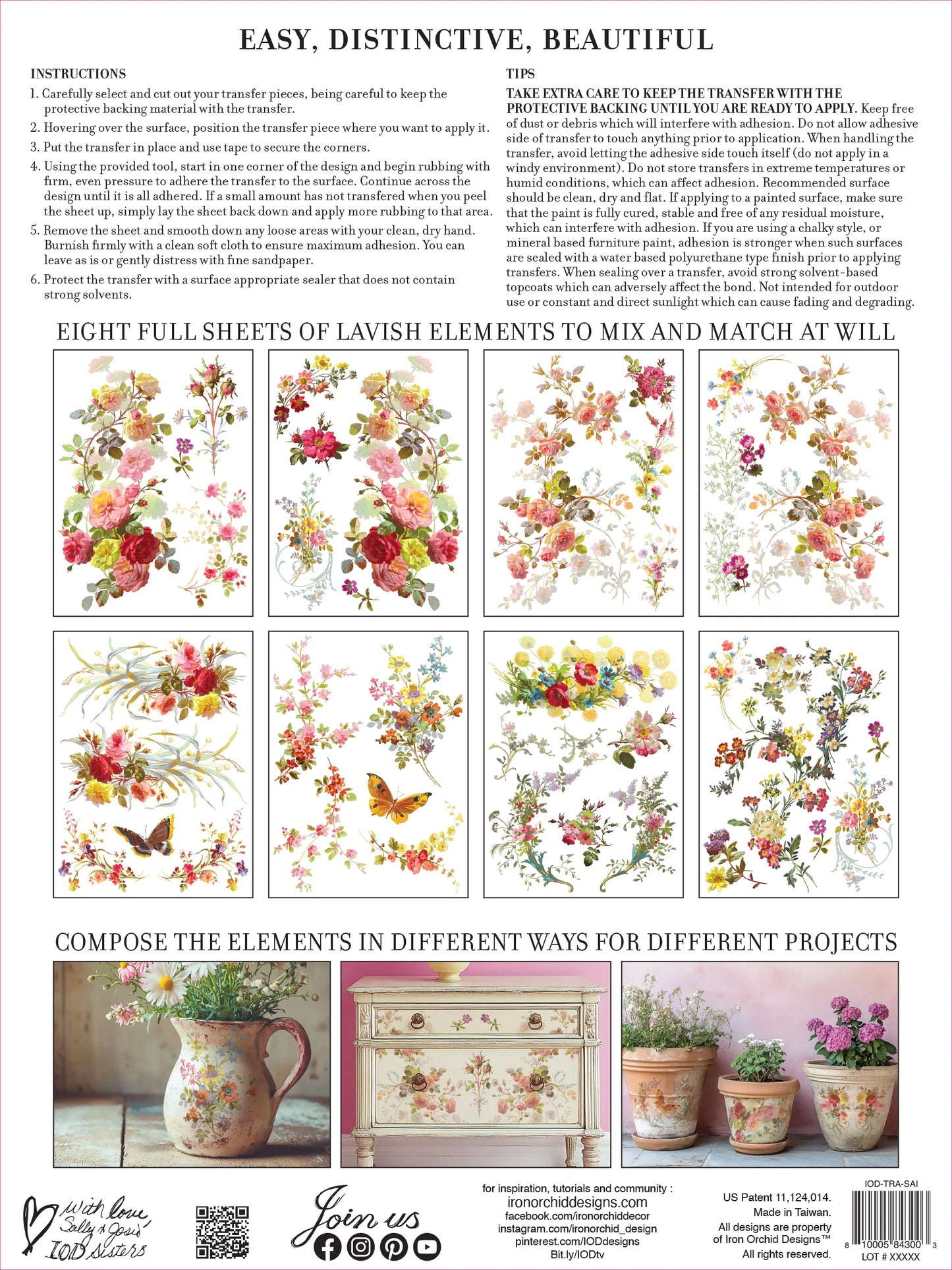 Saint Germaine IOD Transfer 12x16 Pad