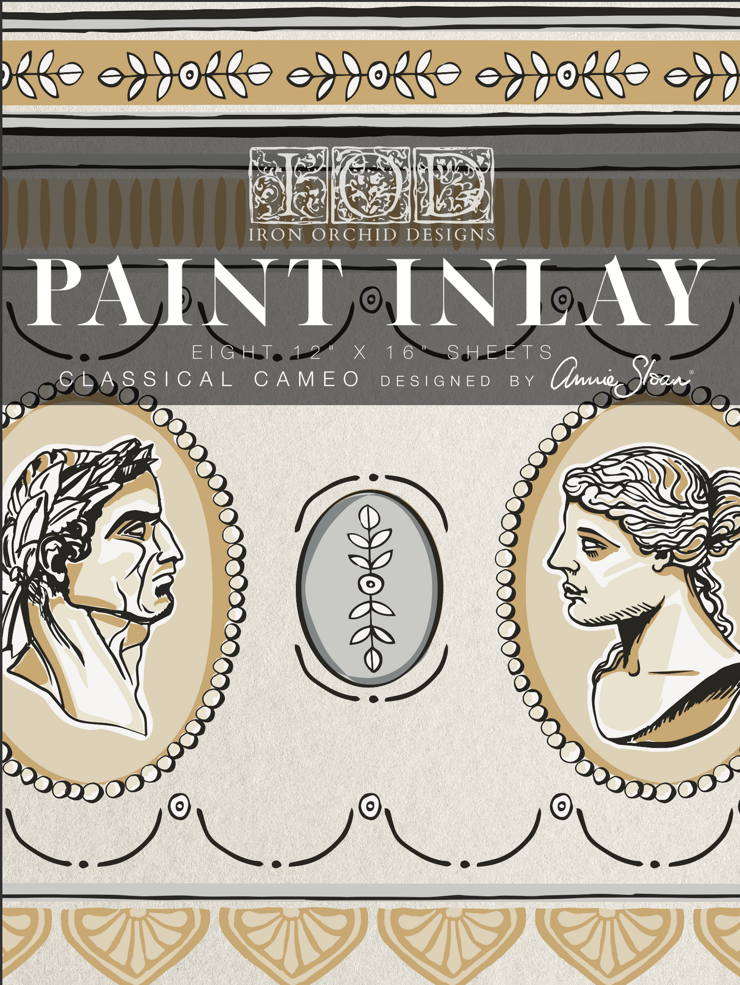 Classical Cameo - IOD Paint Inlay