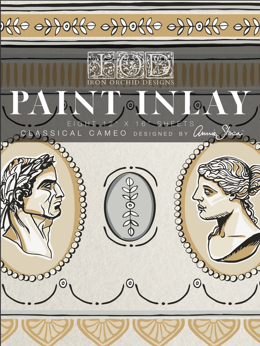 Classical Cameo - IOD Paint Inlay