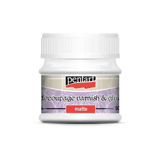 Pentart Decoupage varnish & glue, matte 50 ml
