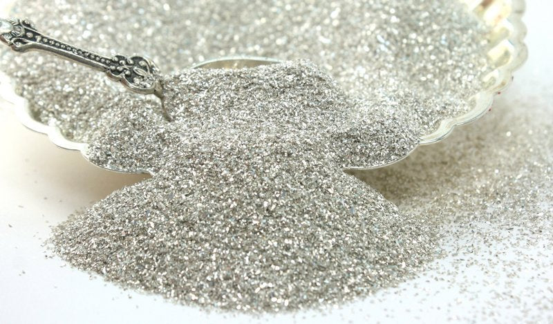 German Glass Glitter - Silver - Fine 90 Grit, 25g