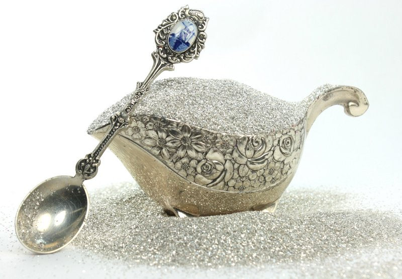 German Glass Glitter - Silver - Fine 90 Grit, 25g