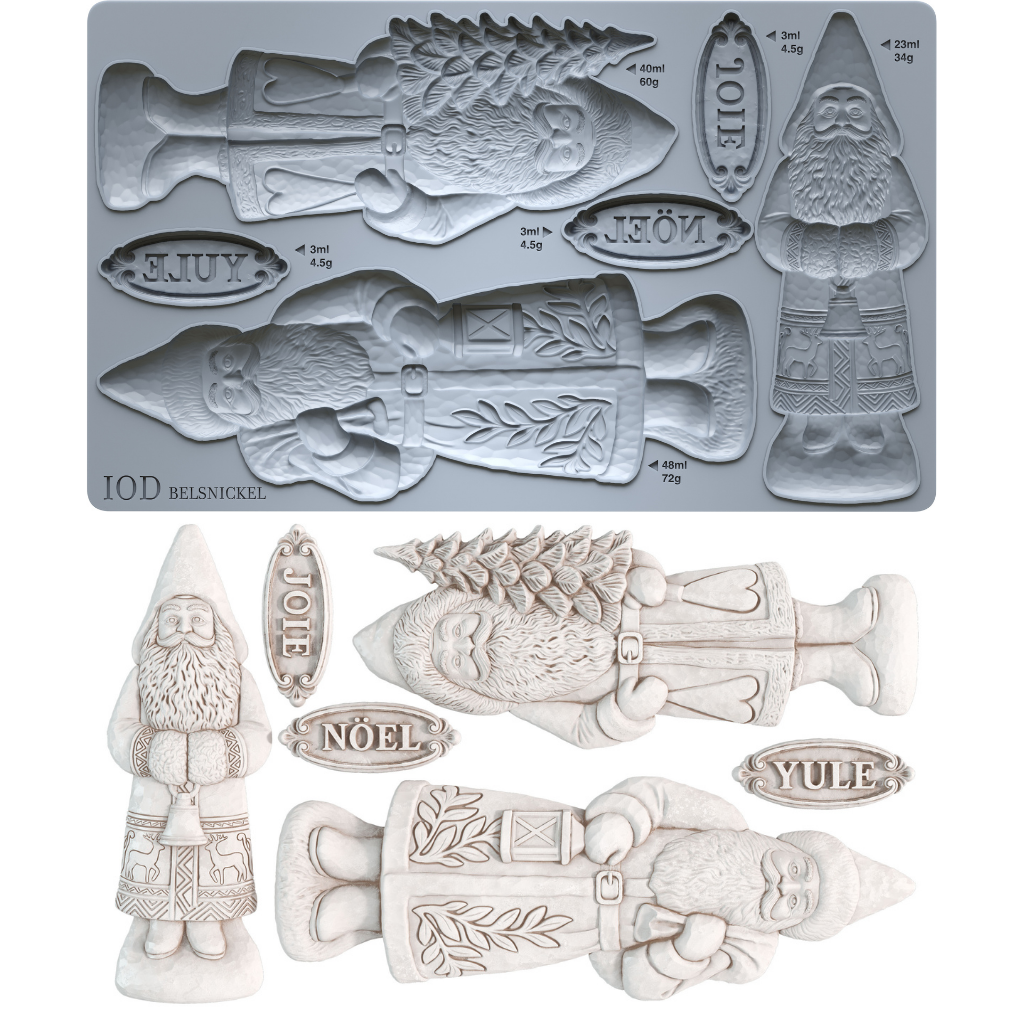 Belsnickel - IOD Mould 6 x 10 - Winter 2026 Limited Edition