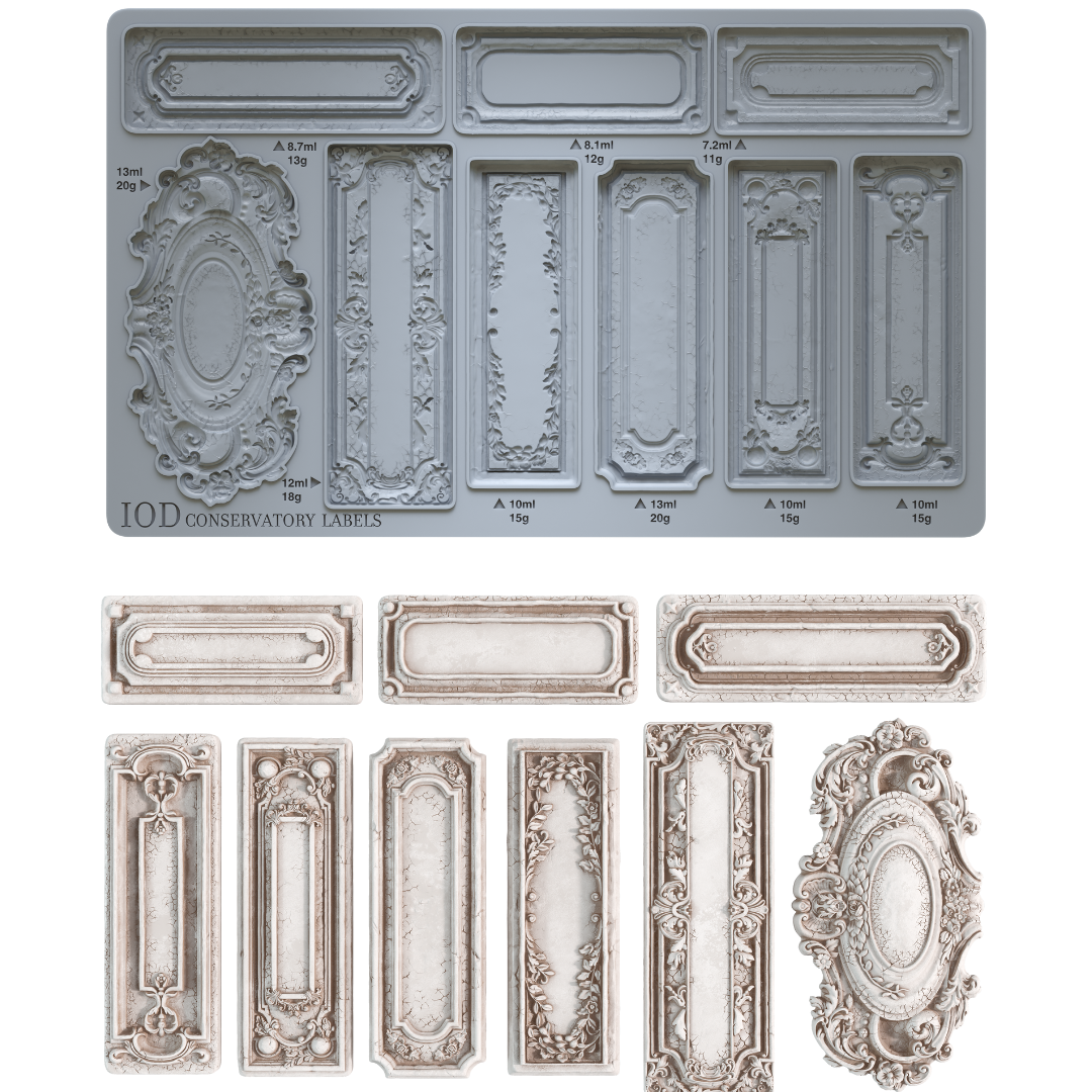 Conservatory Labels - IOD Decor Mould