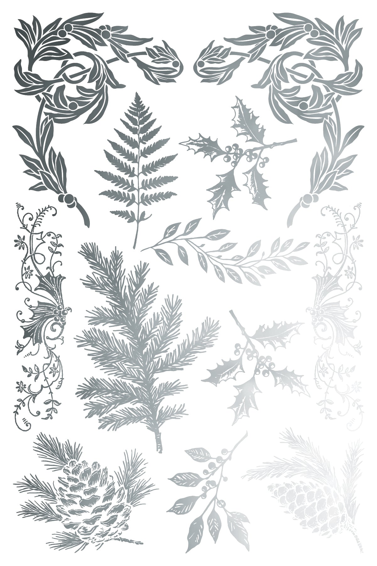 Figgy & Flourish - IOD Foil Transfer 8x12 - 2025 Holiday