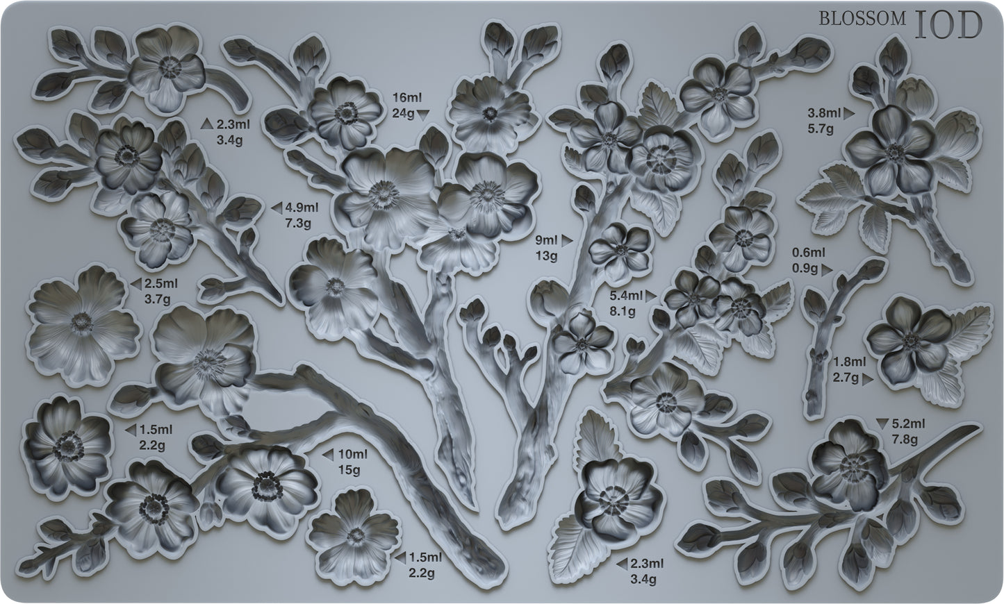 Blossom - IOD Decor Mould