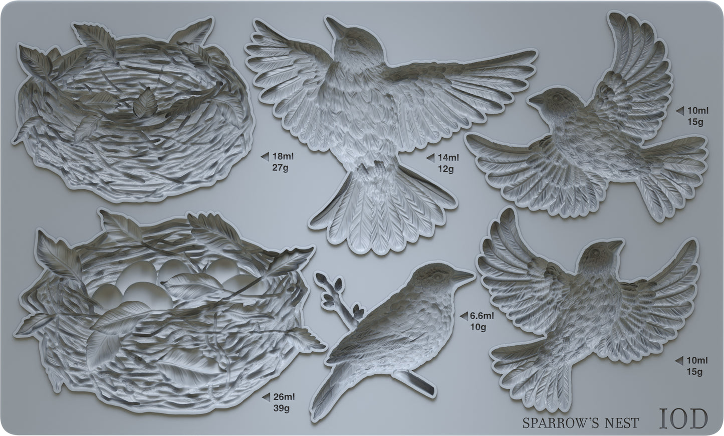 Sparrow's Nest - IOD Decor Mould