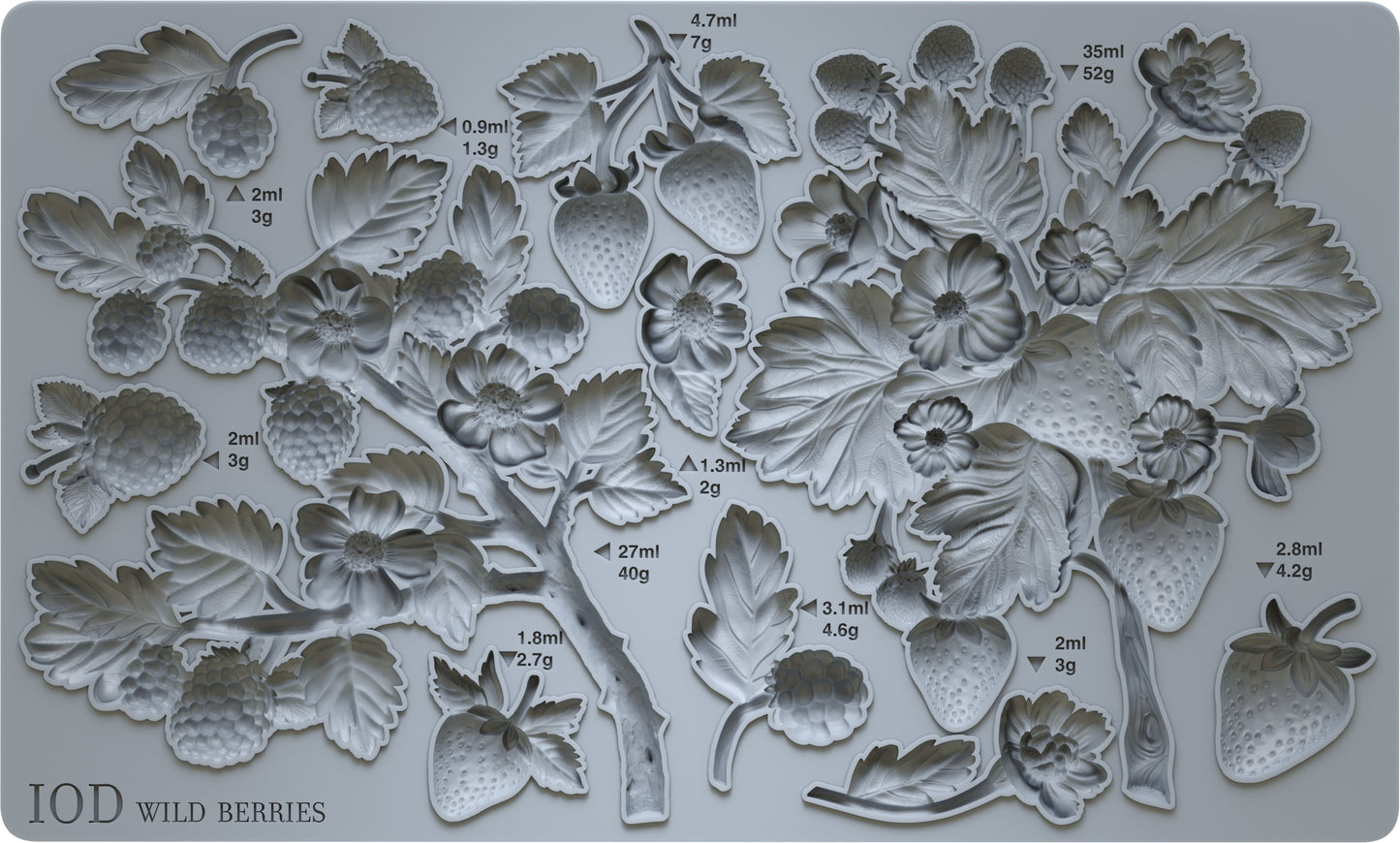 Wild Berries- IOD Decor Mould