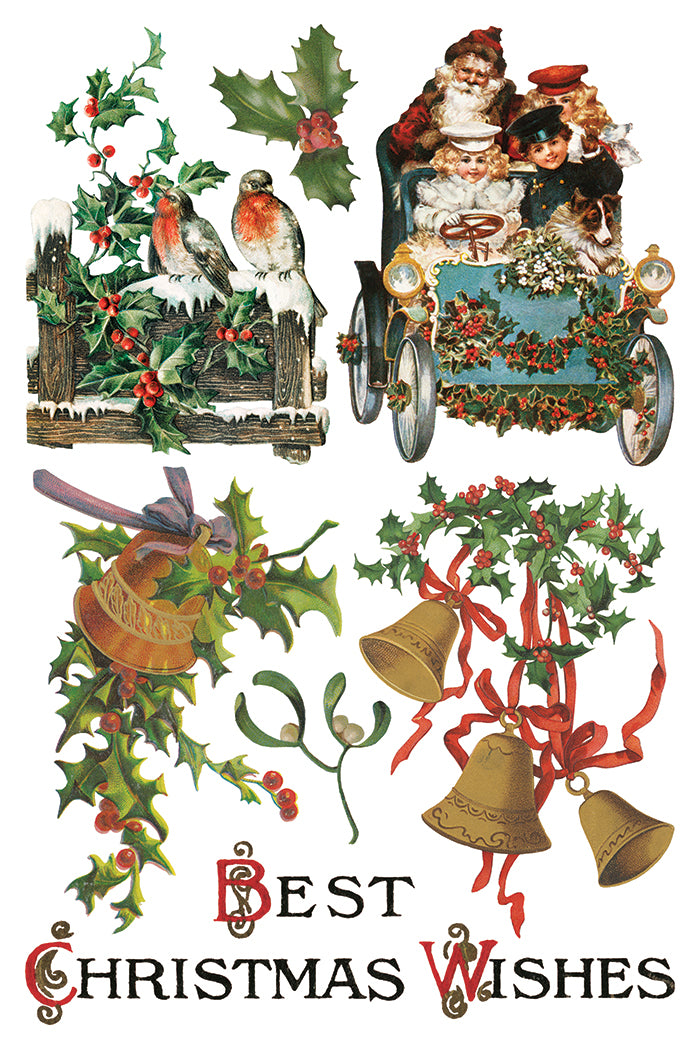 Christmas Joy - IOD Decor Transfer 8x12- 2025 Holiday