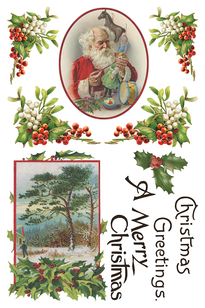 Christmas Joy - IOD Decor Transfer 8x12- 2025 Holiday