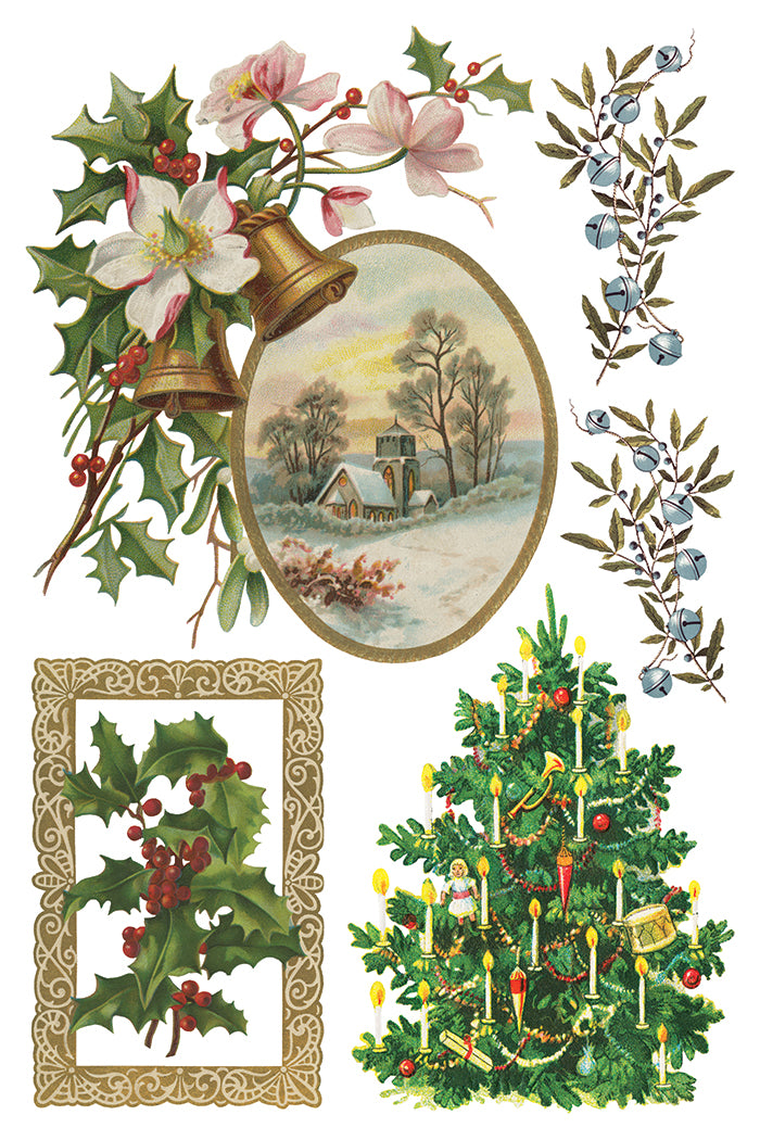 Christmas Joy - IOD Decor Transfer 8x12- 2025 Holiday