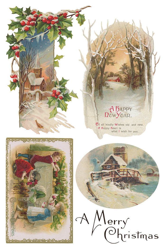 Christmas Joy - IOD Decor Transfer 8x12- 2025 Holiday