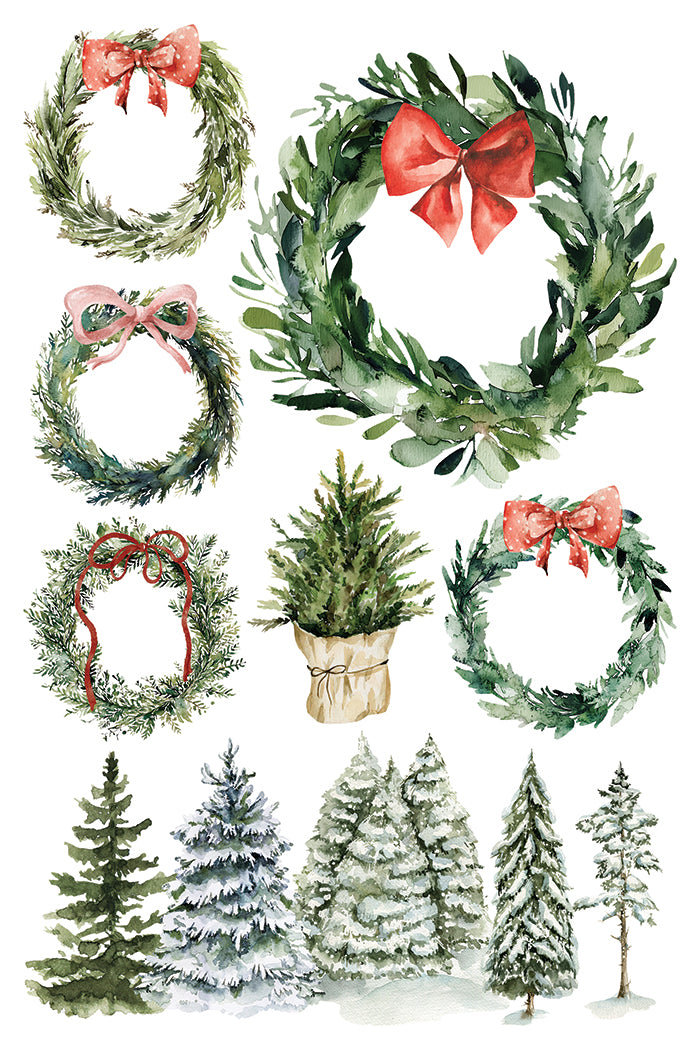 Partridge Lane - IOD Decor Transfer 8x12- 2025 Holiday
