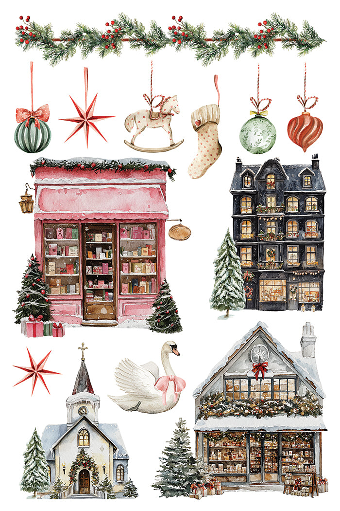Partridge Lane - IOD Decor Transfer 8x12- 2025 Holiday