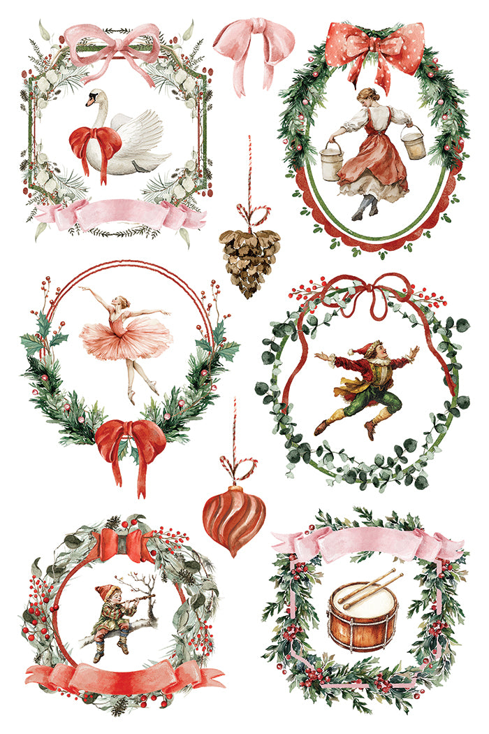 Partridge Lane - IOD Decor Transfer 8x12- 2025 Holiday