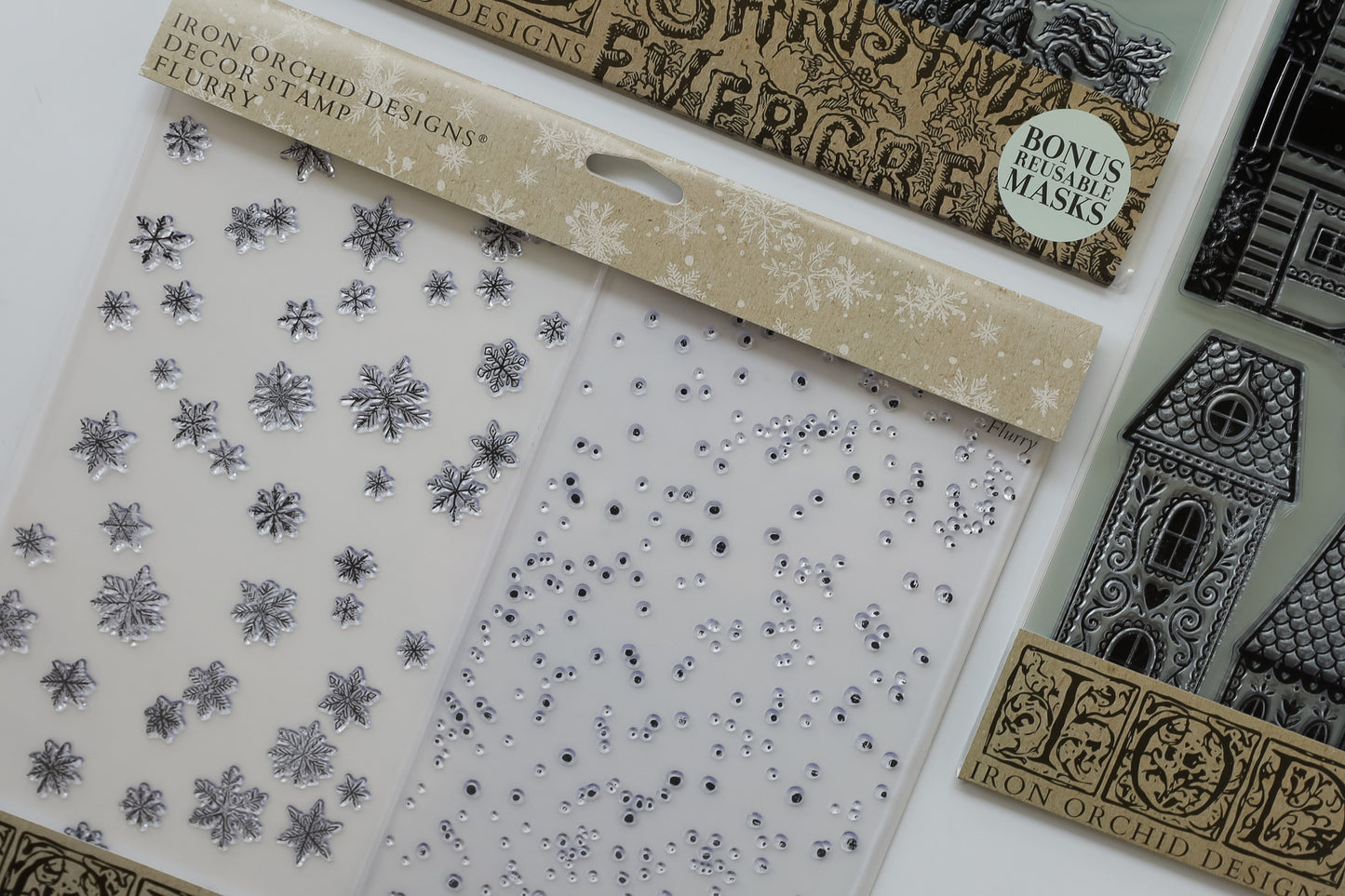 Flurry- IOD Stamps 12x12 - 2026 Winter LImited Edition