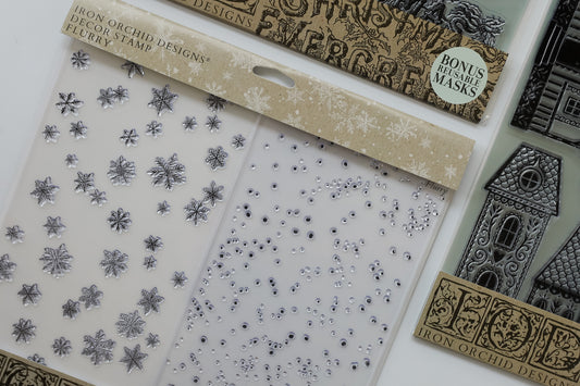 Flurry- IOD Stamps 12x12 - 2026 Winter LImited Edition