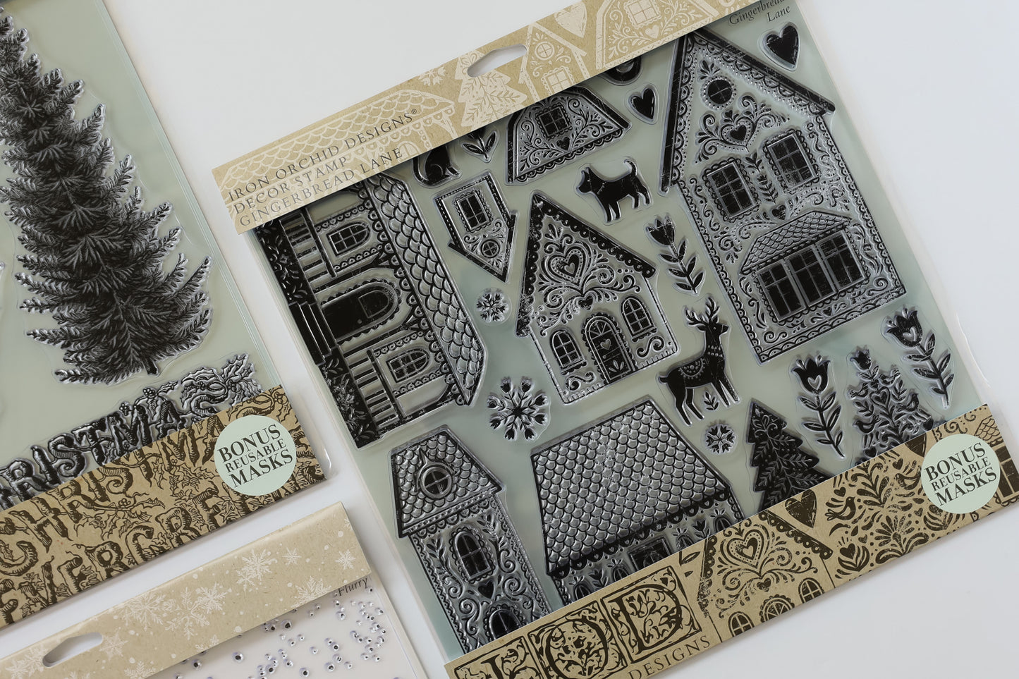 Gingerbread Lane- IOD Stamps 12x12 - 2026 Winter LImited Edition