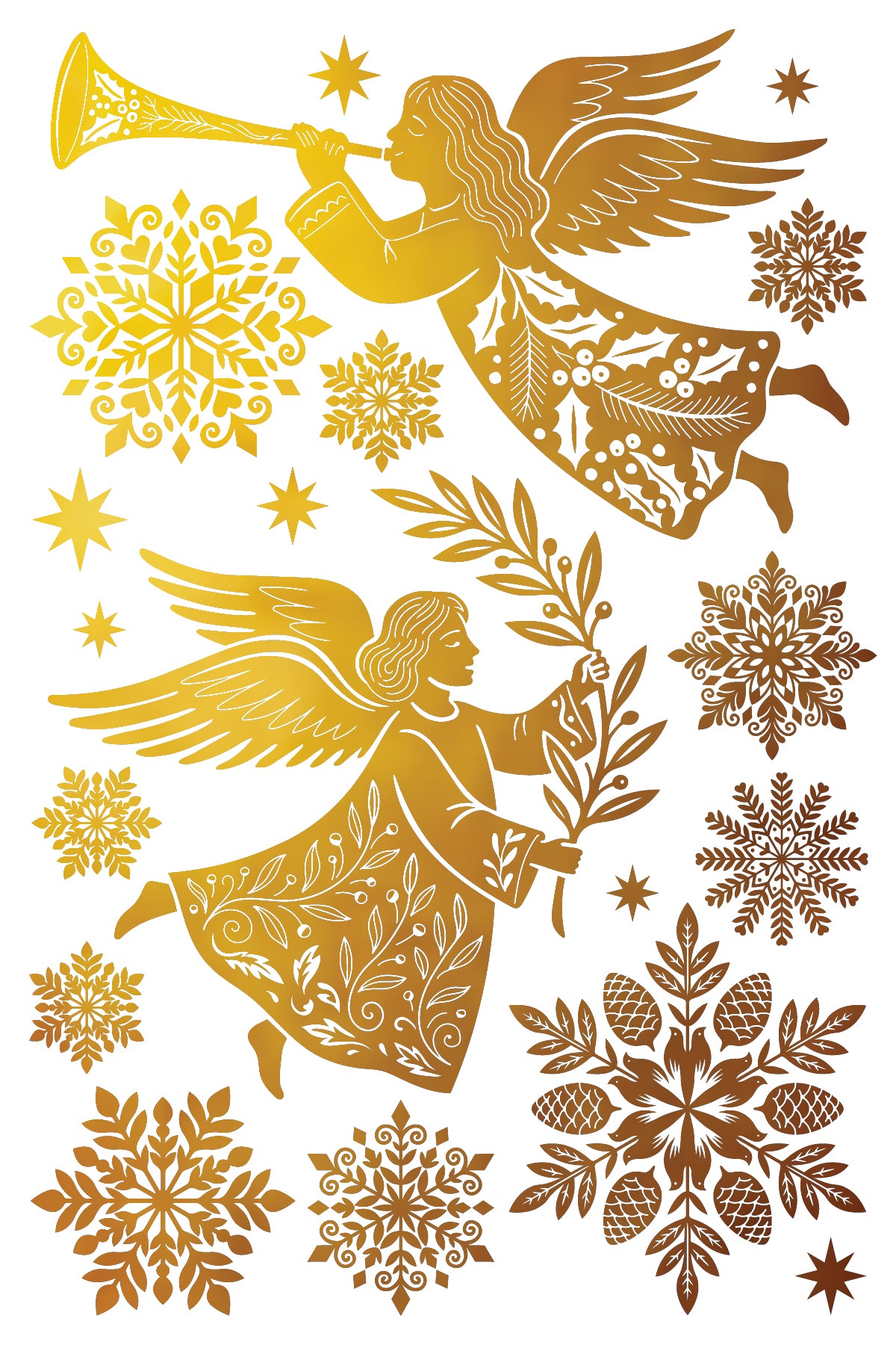 Angels Sing - IOD Foil Transfer 8"x12" - Winter 2026 Limited Edition