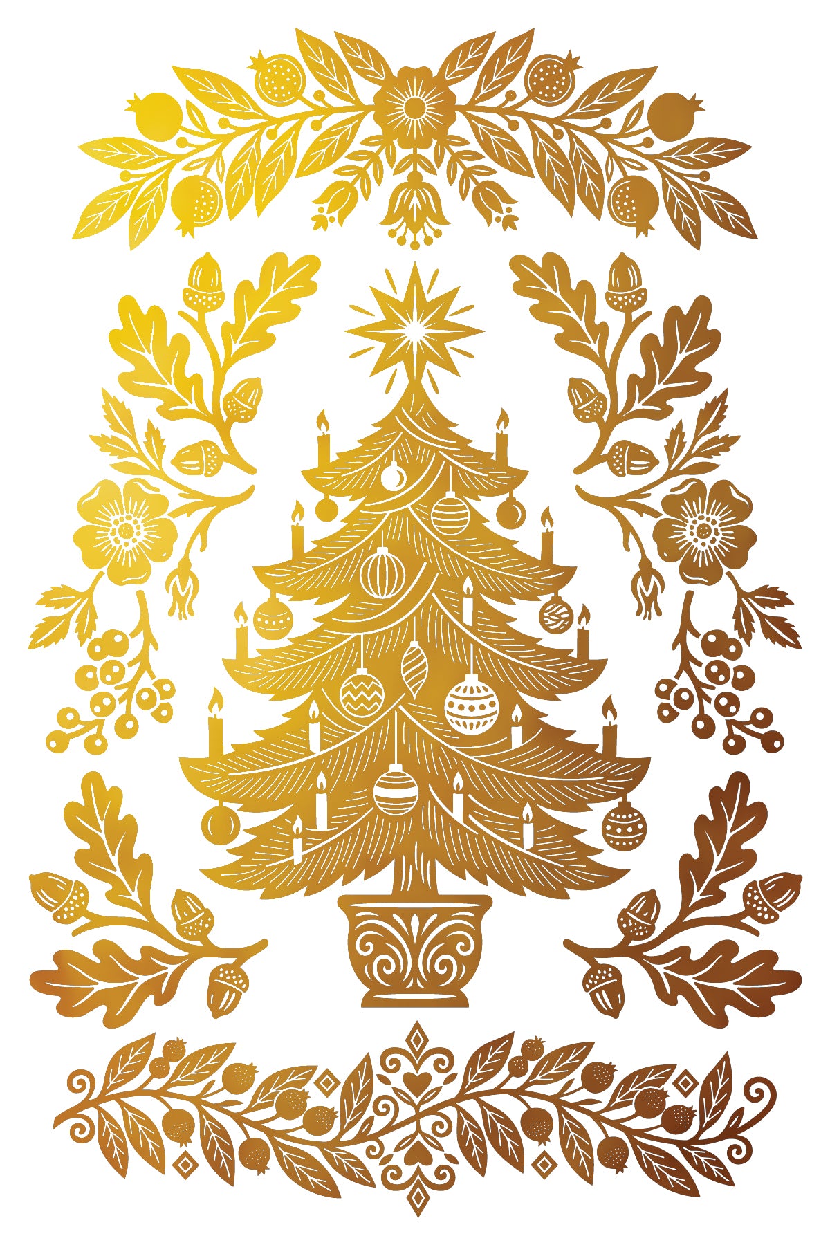 Angels Sing - IOD Foil Transfer 8"x12" - Winter 2026 Limited Edition