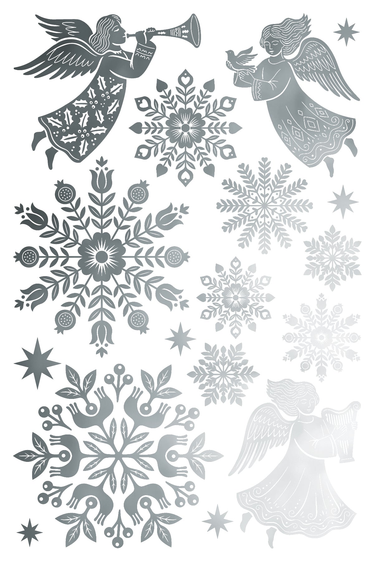 Angels Sing - IOD Foil Transfer 8"x12" - Winter 2026 Limited Edition