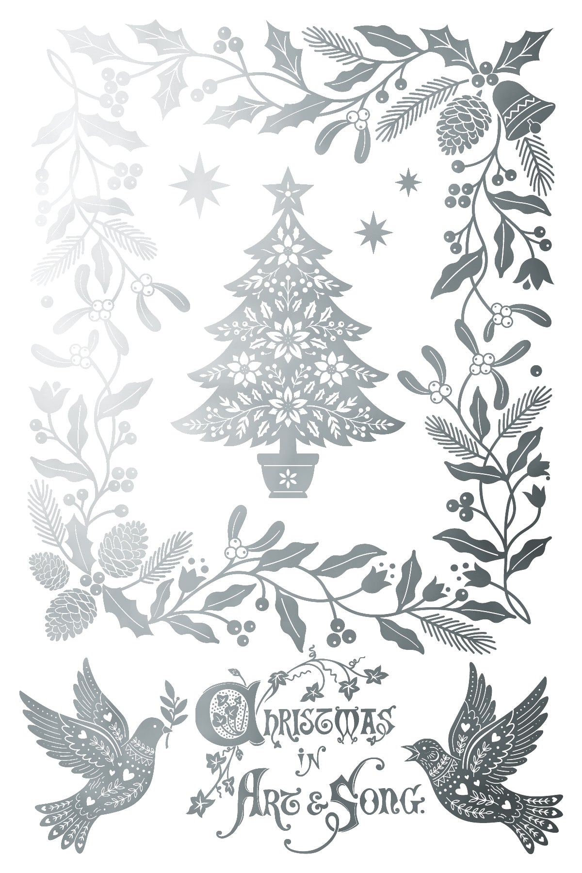 Angels Sing - IOD Foil Transfer 8"x12" - Winter 2026 Limited Edition