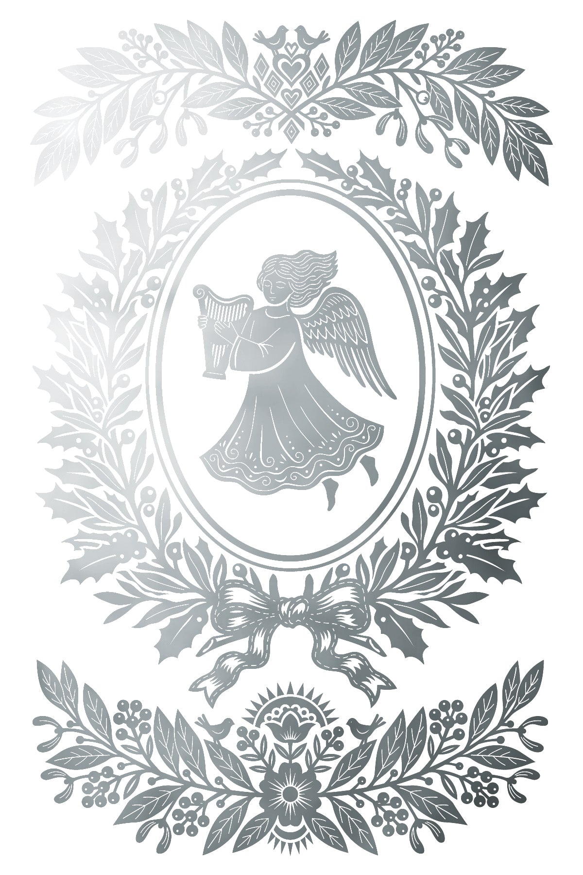 Angels Sing - IOD Foil Transfer 8"x12" - Winter 2026 Limited Edition
